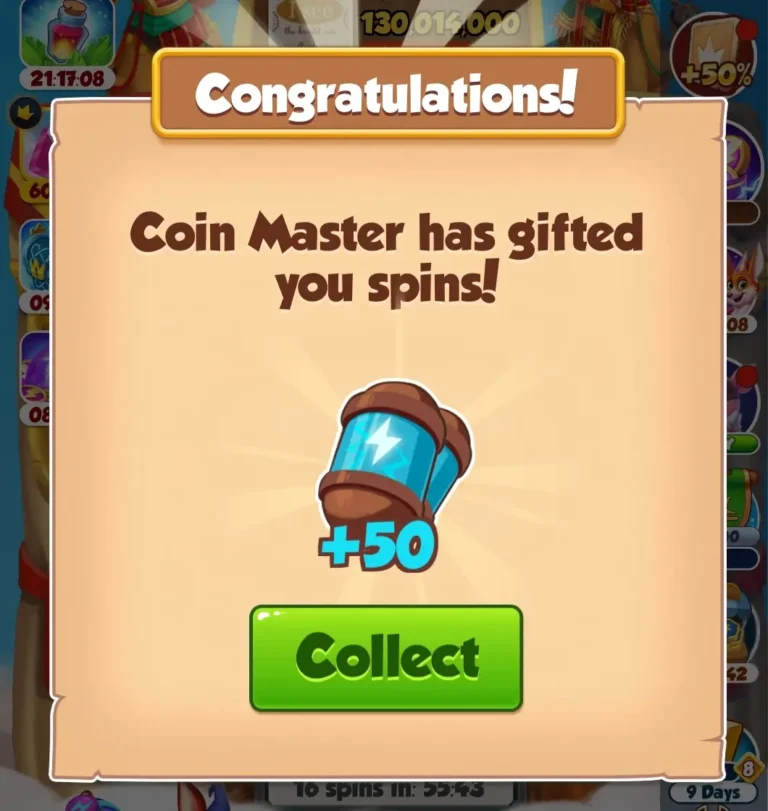 Coin Master Free 50 Spins